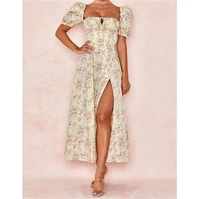 لباس های بلند آستین پف دار A-line